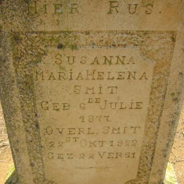 SMIT Susanna Maria Helena 1877-1922