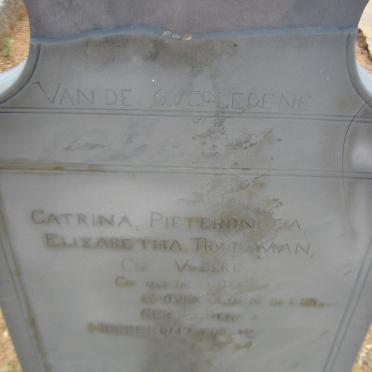 TRYTSMAN Cathrina Pieteronella nee V. D. BERG 1843-?