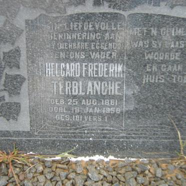TERBLANCHE Helgard Frederik 1881-1958