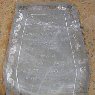 VENTER Judith Hester Susanna 1945-1945