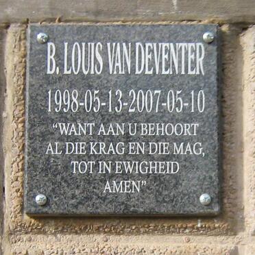 DEVENTER B. Louis, van 1998-2007