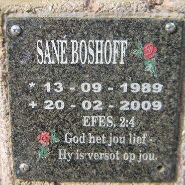 BOSHOFF Sané 1989-2009