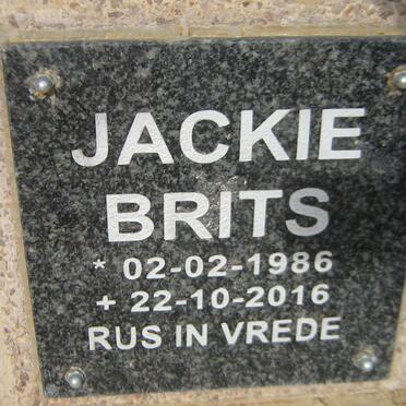 BRITS Jackie 1986-2016