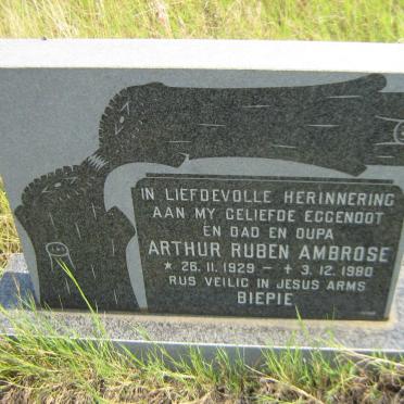 AMBROSE Arthur Ruben 1929-1980