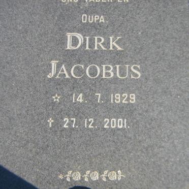 ACKERMAN Dirk Jacobus 1929-2001 &amp; Maria Elizabeth 1928-1999