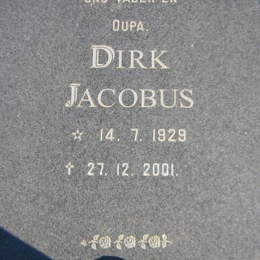 ACKERMAN Dirk Jacobus 1929-2001 &amp; Maria Elizabeth 1928-1999