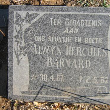 BARNARD Alwyn Hercules 1967-1967