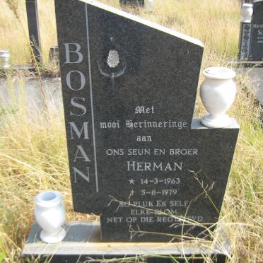 BOSMAN Herman 1963-1979