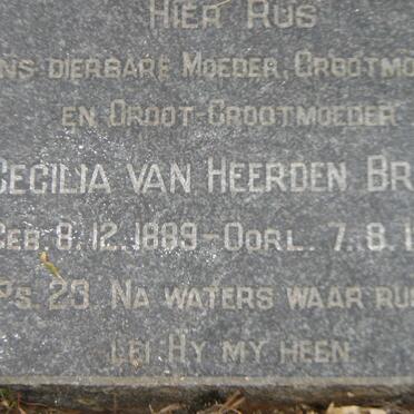 BRITZ Cecilia van Heerden 1889-1965