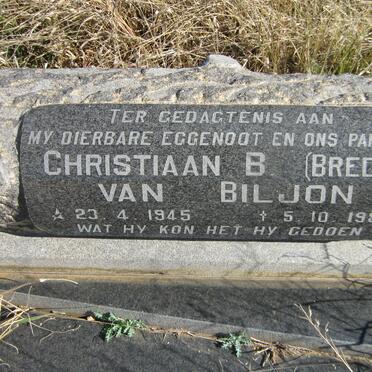 BILJON Christiaan B., van 1945-1984