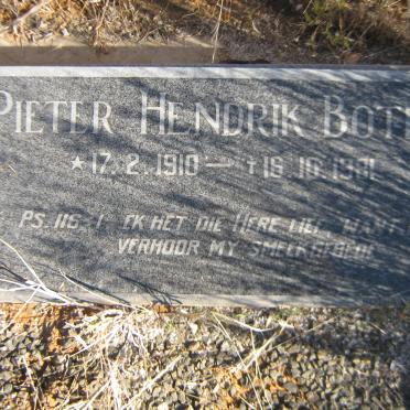 BOTHA Pieter Hendrik 1910-1981