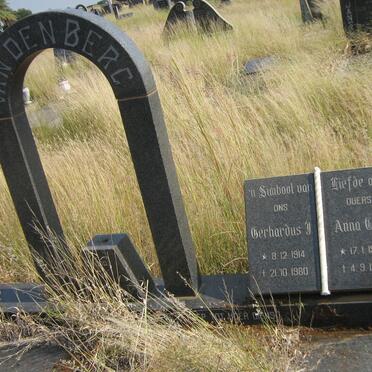 BERG Gerhardus J., van den 1914-1980 &amp; Anna C.D. 1925-1980