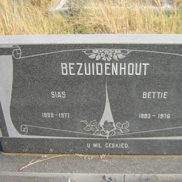 BEZUIDENHOUT Sias 1889-1977 &amp; Bettie 1883-1976