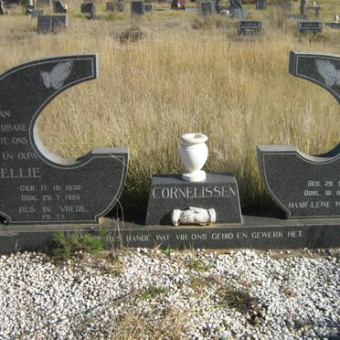 CORNELISSEN Pellie 1932-1995 &amp; Susan 1935-1984