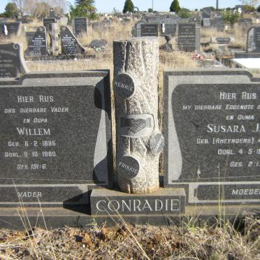 CONRADIE Willem 1895-1980 &amp; Susara J.W. RHEYNDERS 1893-1969