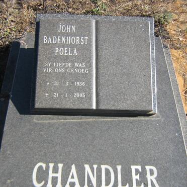 CHANDLER John Badenhorst 1936-2005