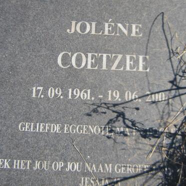 COETZEE Jolene 1961-2004