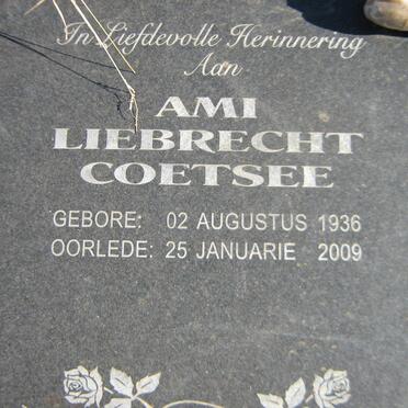 COETSEE Ami Liebrecht 1936-2009