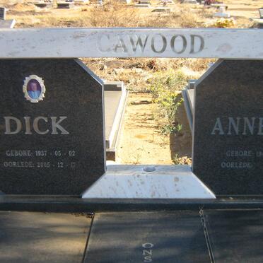 CAWOOD Dick 1937-2005 &amp; Annette 1940-