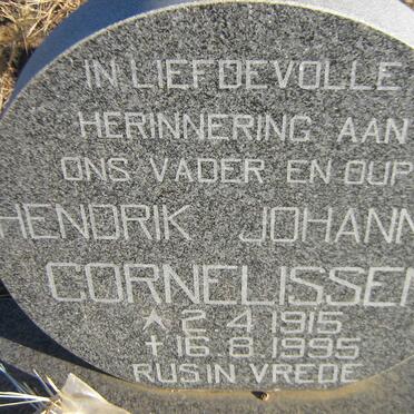 CORNELISSEN Hendrik Johannes 1915-1995