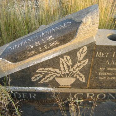 CRONJE Stephanus Johannes 1911-1966 &amp; Anna Cecilia Aletta V.D. LINDE 1915-