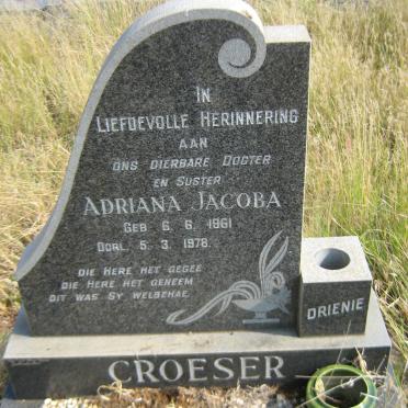 CROESER Adriana Jacoba 1961-1978
