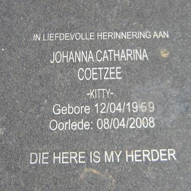 COETZEE Johanna Catharina 1959-2008