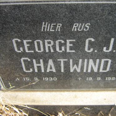 CHATWIND George C.J. 1930-1980