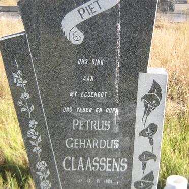 CLAASSENS Petrus Gerhardus 1929-2005
