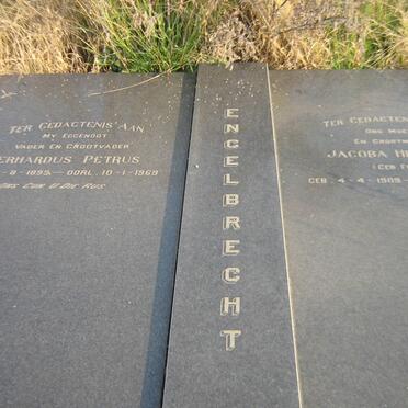 ENGELBRECHT Gerhardus Petrus 1899-1969 &amp; Jacoba Hendrina FOURIE 1909-2009