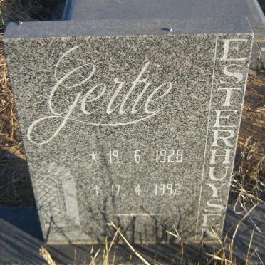 ESTERHUYSEN Gertie 1928-1992