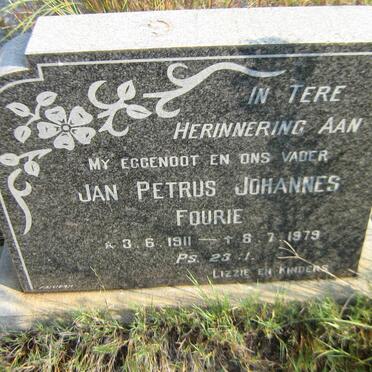 FOURIE Jan Petrus Johannes 1911-1979