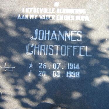 FOUCHE Johannes Christoffel 1914-1998 &amp; Susanna Elizabeth Magritha 1926-1998