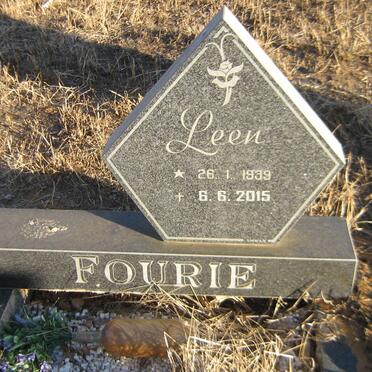 FOURIE Leen 1939-2015