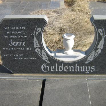 GELDENHUYS Jannie 1937-1985