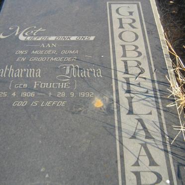 GROBBELAAR Catharina Maria nee FOUCHE 1906-1992