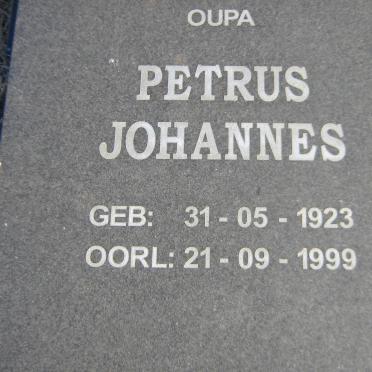 GRIESEL Petrus Johannes 1923-1999 &amp; Hester Margaretha 1921-1999
