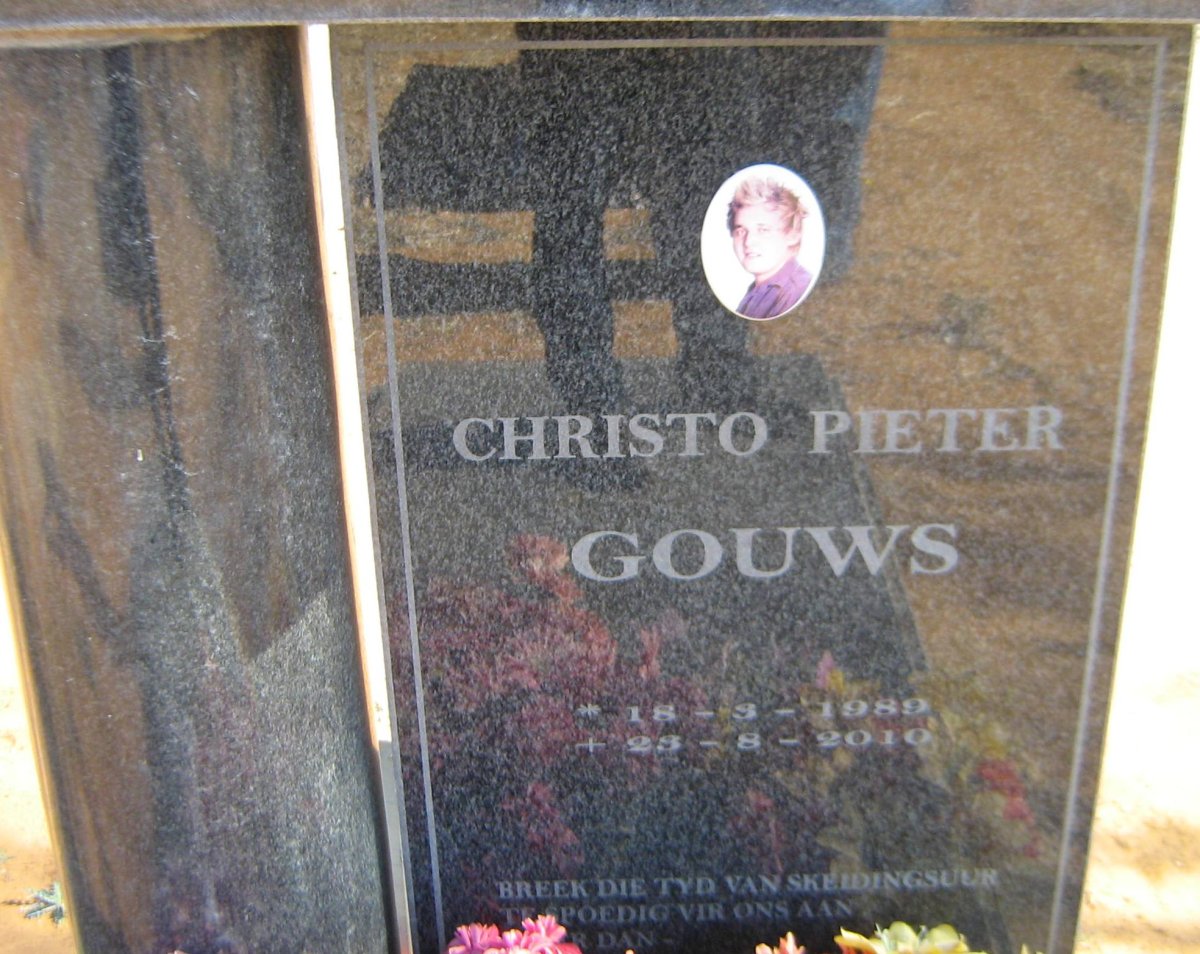 GOUWS Christo Pieter 1989-2010