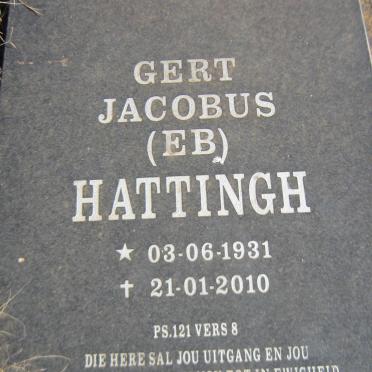 HATTINGH Gert Jacobus 1931-2010