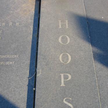HOOPS Eitel Friedrich R.H. 1912-1989 &amp; Helga Ingeborg 1920-1990