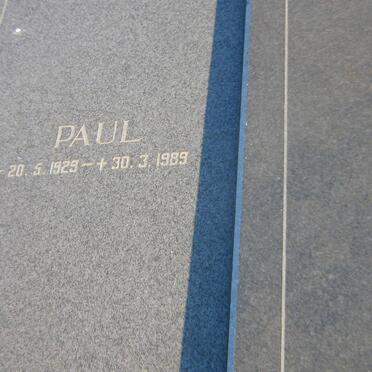 JORDAAN Paul 1929-1989