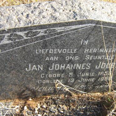 JOUBERT Jan Johannes 1956-1956
