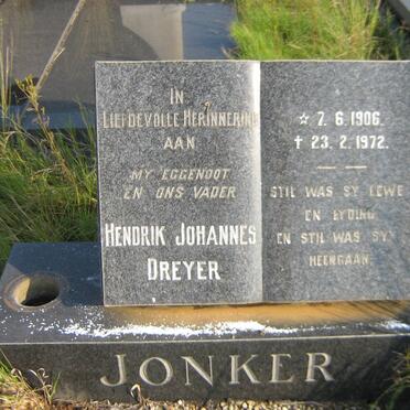 JONKER Hendrik Johannes Dreyer 1906-1972