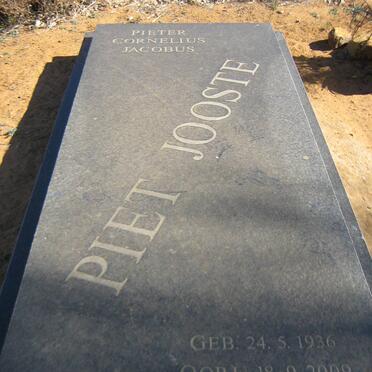 JOOSTE Pieter Cornelius Jacobus 1936-2009