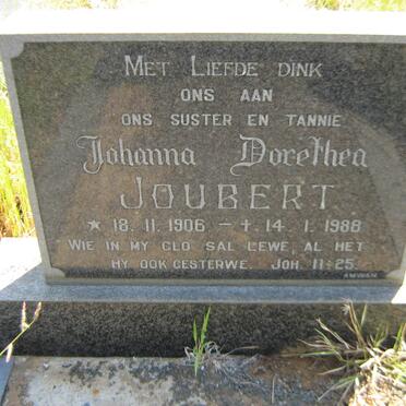 JOUBERT Johanna Dorethea 1906-1988