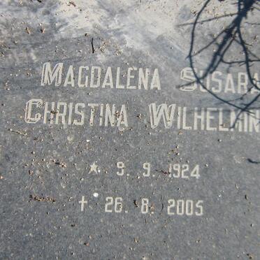 JAARSVELD Samuel Jacobus, van 1925-2008 &amp; Magdalena Susara Christina Wilhelmina 1924-2005