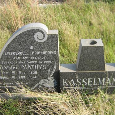 KASSELMAN Daniel Mathys 1908-1974 &amp; Maria 1908-1992