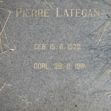 LATEGAN Pierré 1923-1981