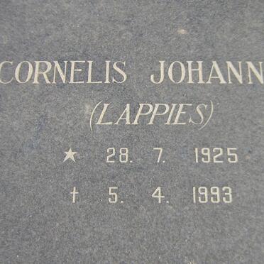 LABUSCHAGNE Cornelis Johannes 1925-1993 &amp; Gideona Jacoba 1935-