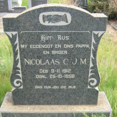 LANGE Nicolaas C.J.M., de 1912-1958